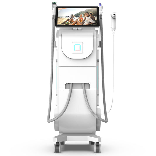 3 Wavelength Diode Laser Hair Removal with AI Skin Analyzer Machine Cooling System