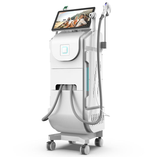 3 Wavelength Diode Laser Hair Removal with AI Skin Analyzer Machine Cooling System