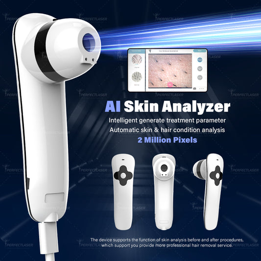 Perfectlaser 4 Wavelength Diode Laser Hair Removal with AI Skin Analyzer Machine