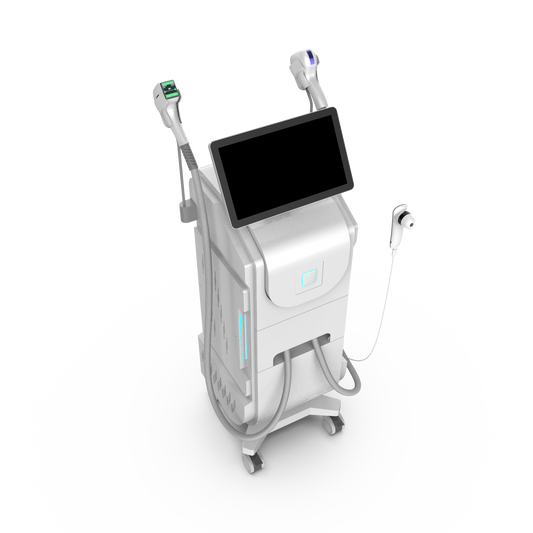 3 Wavelength Diode Laser Hair Removal with AI Skin Analyzer Machine Cooling System