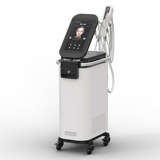 Perfectlaser High Pulse Technology Micro current Technology Sync PEH Technology Sync Heating Technology Six Patch Handles 1M RF EMS Face Machine
