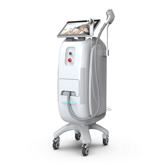 Perfectlaser Single Handle 4 Wavelength Diode Laser Hair Removal with AI Skin Analyzer Machine