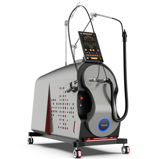 7000W Professional Dual Wavelength Laser System 1064nm Nd Yag Long Pulse and 755nm Alexandrite