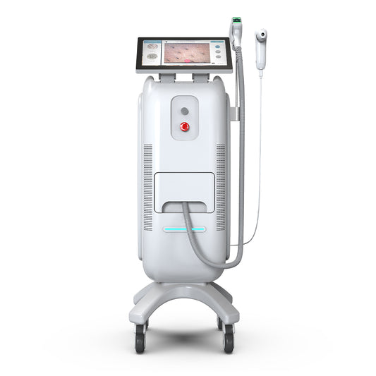 Perfectlaser Single Handle 4 Wavelength Diode Laser Hair Removal with AI Skin Analyzer Machine