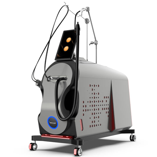 7000W Professional Dual Wavelength Laser System 1064nm Nd Yag Long Pulse and 755nm Alexandrite