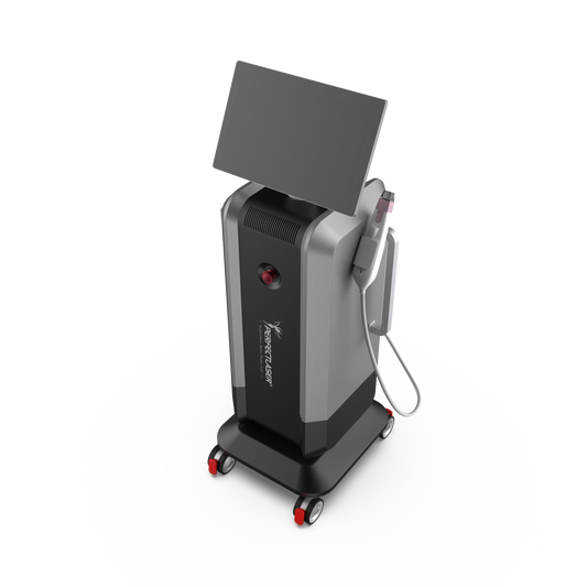 Professional Gold-Tip RF Microneedling Device for Facial Skin Wellness and Refinement